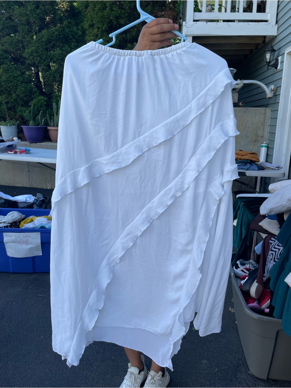 wild fable White Elastic Waist Skirt - Picture 2 of 3